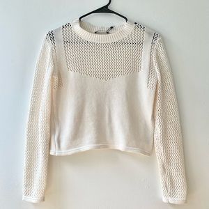 Off white knit sweater